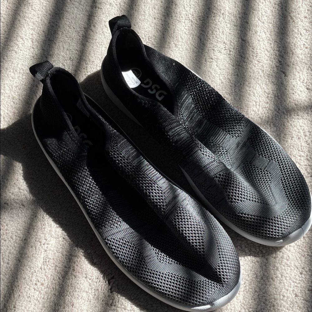 DSG Black Knit Men's Sneakers